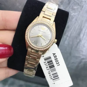 emporio armani ar6031 montre femme portee