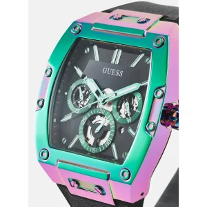 gw0202g5 guess origina watch black dial rubber strap multicolored case egypt 3