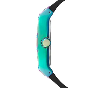 gw0202g5 guess origina watch black dial rubber strap multicolored case egypt 4