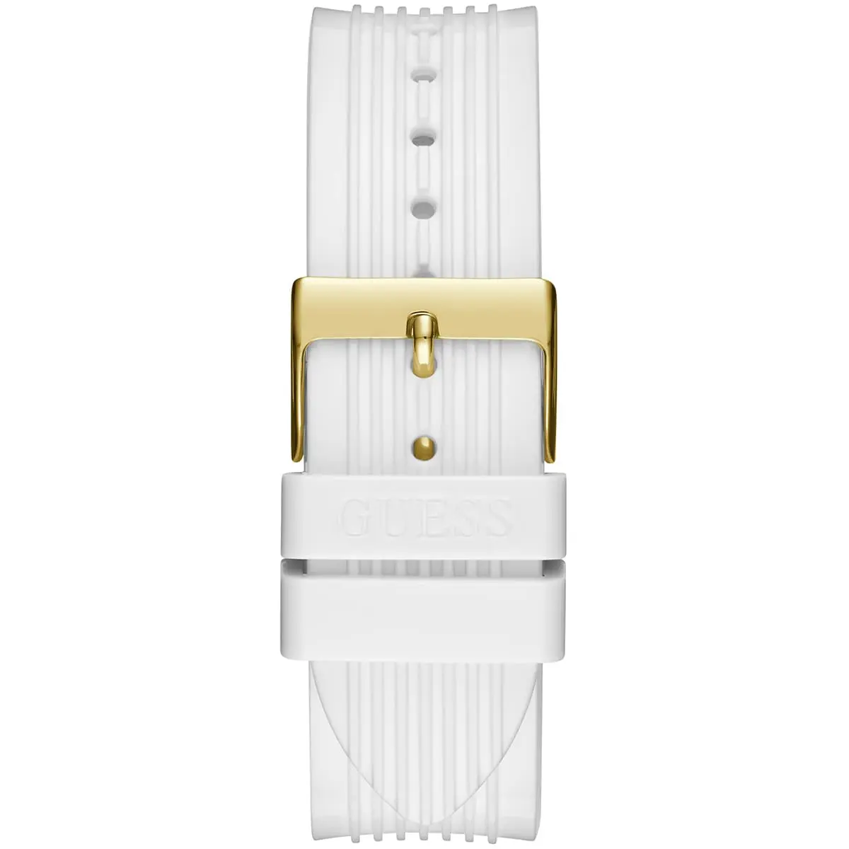 gw0409l2 guess watch women silver dial rubber white strap quartz battery analog athena 4 gw0409l2 guess watch women silver dial rubber white strap quartz battery analog athena 4