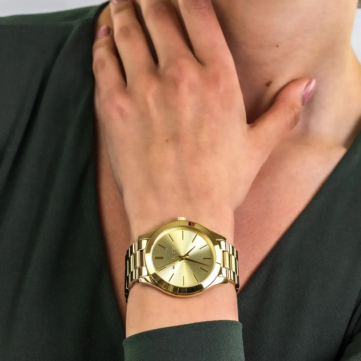 mk3179 michael kors watch women gold dial metal stainless steel golden strap quartz battery analog three hand slim runway 10 mk3179 michael kors watch women gold dial metal stainless steel golden strap quartz battery analog three hand slim runway 10