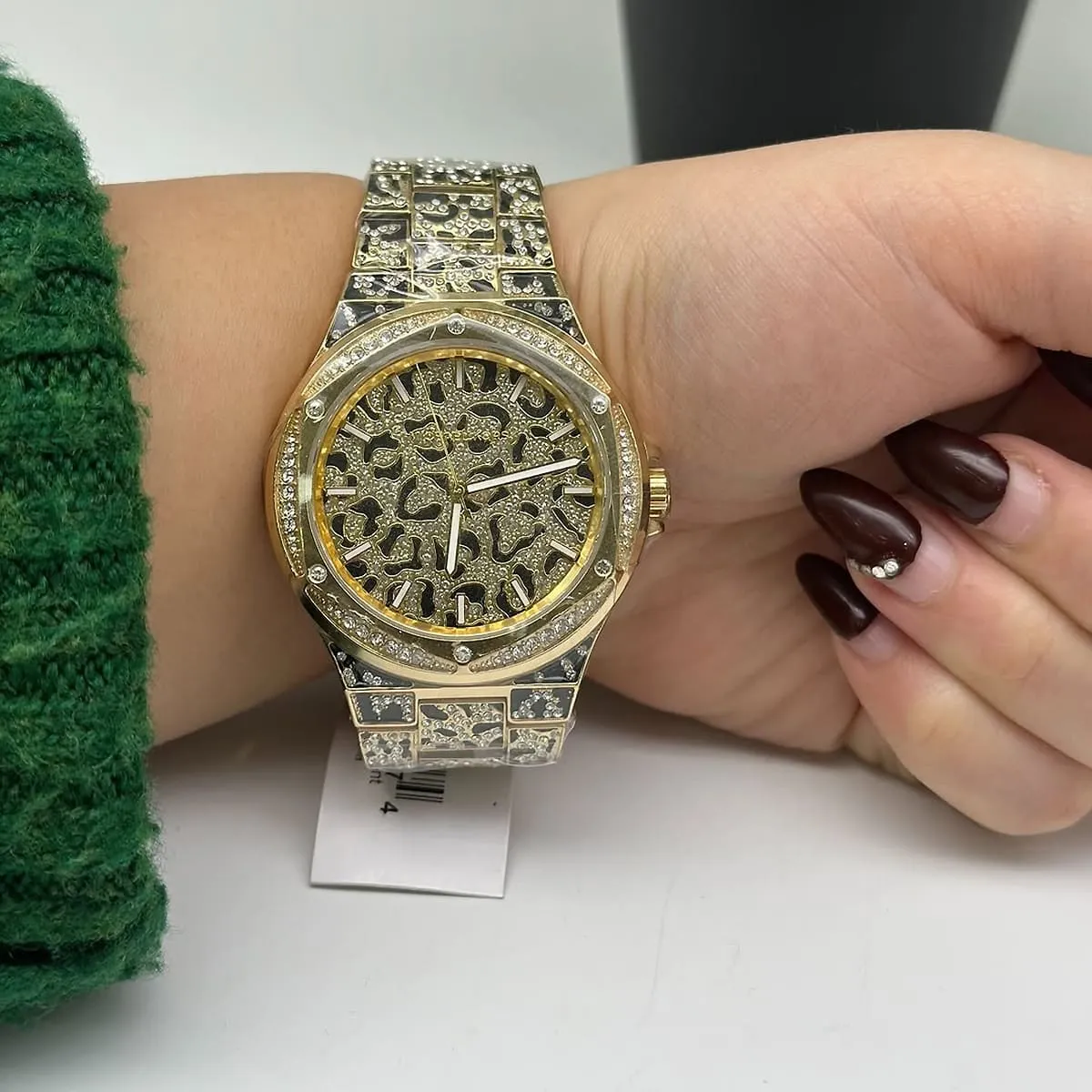 mk7284 michael kors watch women crystals multicolored dial metal stainless steel multi colored strap quartz battery analog three hand lennox 7 mk7284 michael kors watch women crystals multicolored dial metal stainless steel multi colored strap quartz battery analog three hand lennox 7
