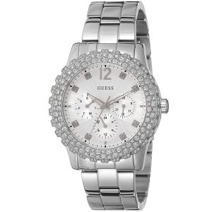 w0335l1 guess watch women silver metal dazzler 2