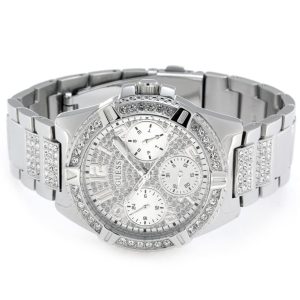 w1156l1 guess watch women silver metal lady frontier 3