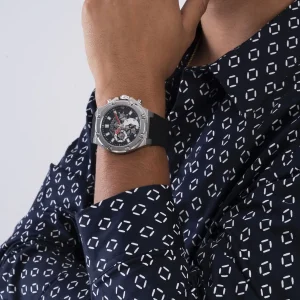 Montre Guess Third Gear GW0334G1 homme – portée au poignet – Maroc