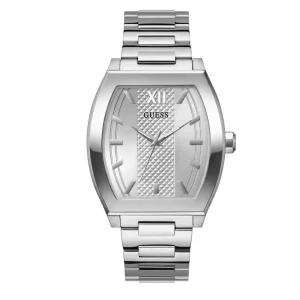 Montre homme Guess Punctual GW0705G1 argentée, 42 mm – vue de face