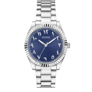 Montre Femme Guess Luna GW0735L1 Cadran Bleu Raffiné – composant femme du pack couple Belvani Maroc