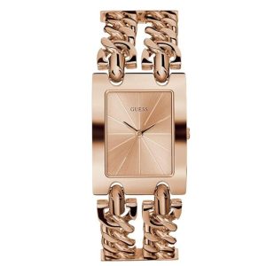 GUESS HEAVY METAL W1117L3 | Montre Femme Rose Gold – composant femme du pack couple Belvani Maroc