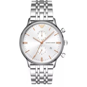 Montre EMPORIO ARMANI Homme AR1933 – Bracelet Acier – composant homme du pack couple Belvani Maroc
