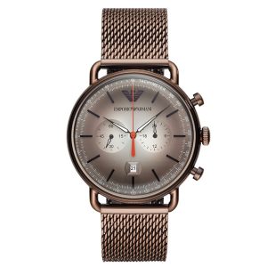 Montre Emporio Armani AR11169 Bracelet en Acier Inoxydable – composant homme du pack couple Belvani Maroc