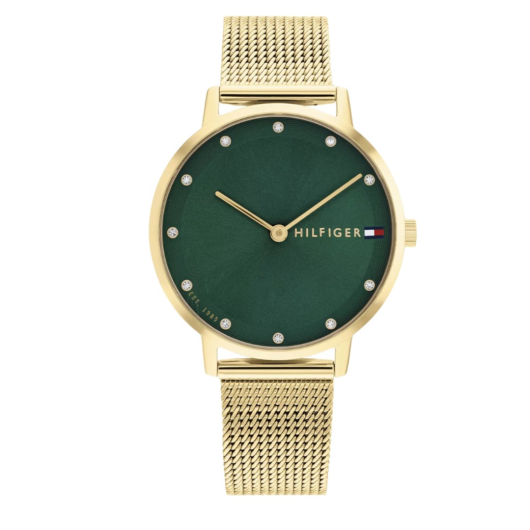Pack Couple Tommy Hilfiger argent – Femme + 1792061 – photo 3 Montre Tommy Hilfiger Femme Pippa – Acier Inoxydable – composant femme du pack couple Belvani Maroc