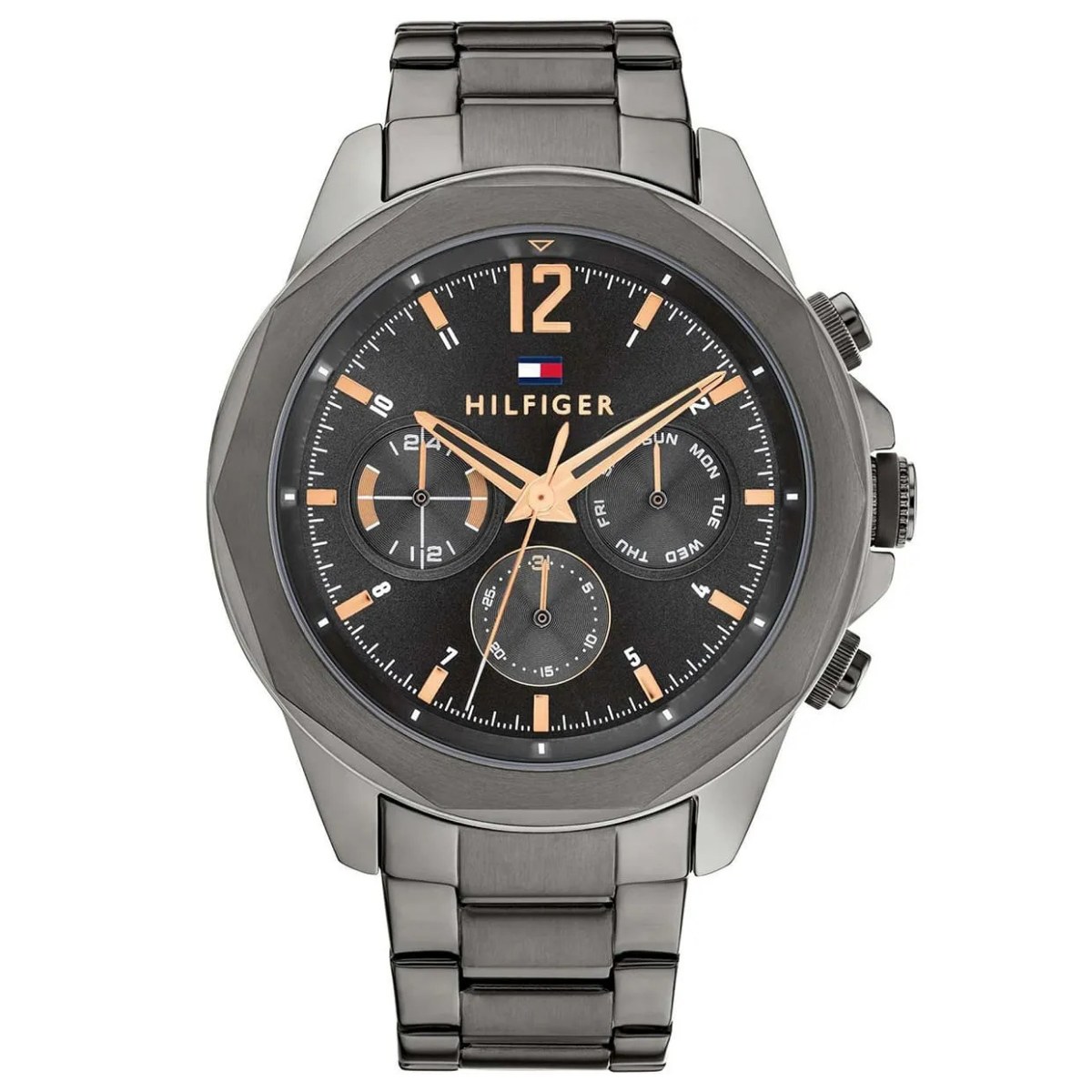 Pack Couple Tommy Hilfiger argent – Femme + 1792061 – photo 4 Tommy Hilfiger 1792061 – Montre Homme Lars Noire en Acier – composant homme du pack couple Belvani Maroc
