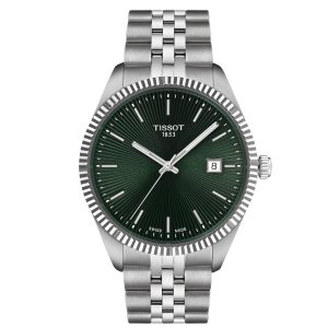 Montre Tissot Ballade 40 mm T156.410.11.091.00 – Cadran Vert – composant homme du pack couple Belvani Maroc