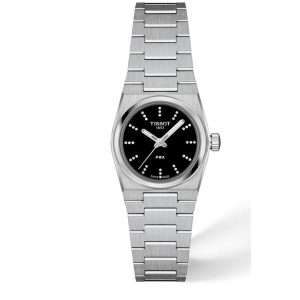 Montre Tissot PRX 25mm T137.010.11.056.00 Femme Cadran Noir – composant femme du pack couple Belvani Maroc