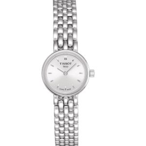 Tissot T-Lady Lovely – Cadran Argenté & Bracelet Acier – T058.009.11.031.00 – composant femme du pack couple Belvani Maroc