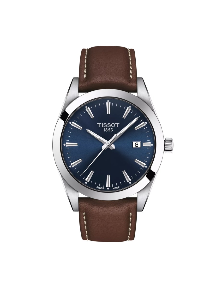 Pack Couple Tissot – T126 + T127 – photo 4 Montre TISSOT Gentleman T127.410.16.041.00 Bracelet Cuir Marron – composant homme du pack couple Belvani Maroc