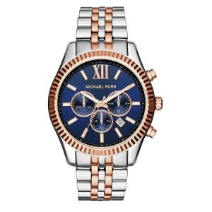 Michael Kors Lexington MK8412 – Montre Homme à Cadran Bleu – composant homme du pack couple Belvani Maroc