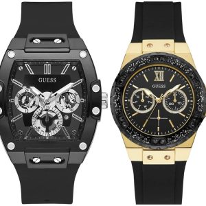 Pack couple Guess deux montres assorties Femme + GW0203G3 Belvani Maroc – vue alternative homme à gauche