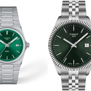Pack couple Tissot deux montres assorties T137 + T156 Belvani Maroc – les deux montres côte à côte
