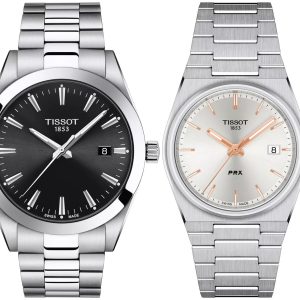 Pack couple Tissot deux montres assorties T137 + Homme Belvani Maroc – vue alternative homme à gauche