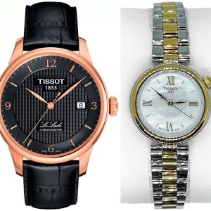 Pack couple Tissot deux montres assorties T152 + T006 Belvani Maroc – vue alternative homme à gauche