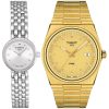Pack couple Tissot deux montres assorties T058 + T137 Belvani Maroc – les deux montres côte à côte