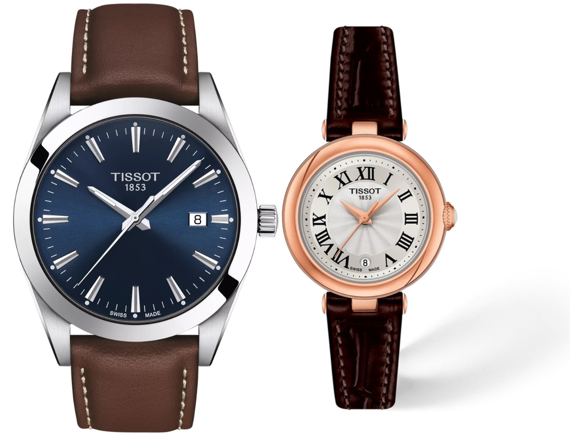 Pack Couple Tissot – T126 + T127 – photo 2 Pack couple Tissot deux montres assorties T126 + T127 Belvani Maroc – vue alternative homme à gauche