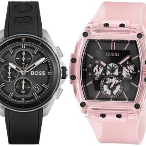 Pack couple Hugo Boss deux montres assorties Femme + 1513953 Belvani Maroc – vue alternative homme à gauche
